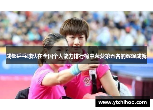 成都乒乓球队在全国个人能力排行榜中荣获第五名的辉煌成就